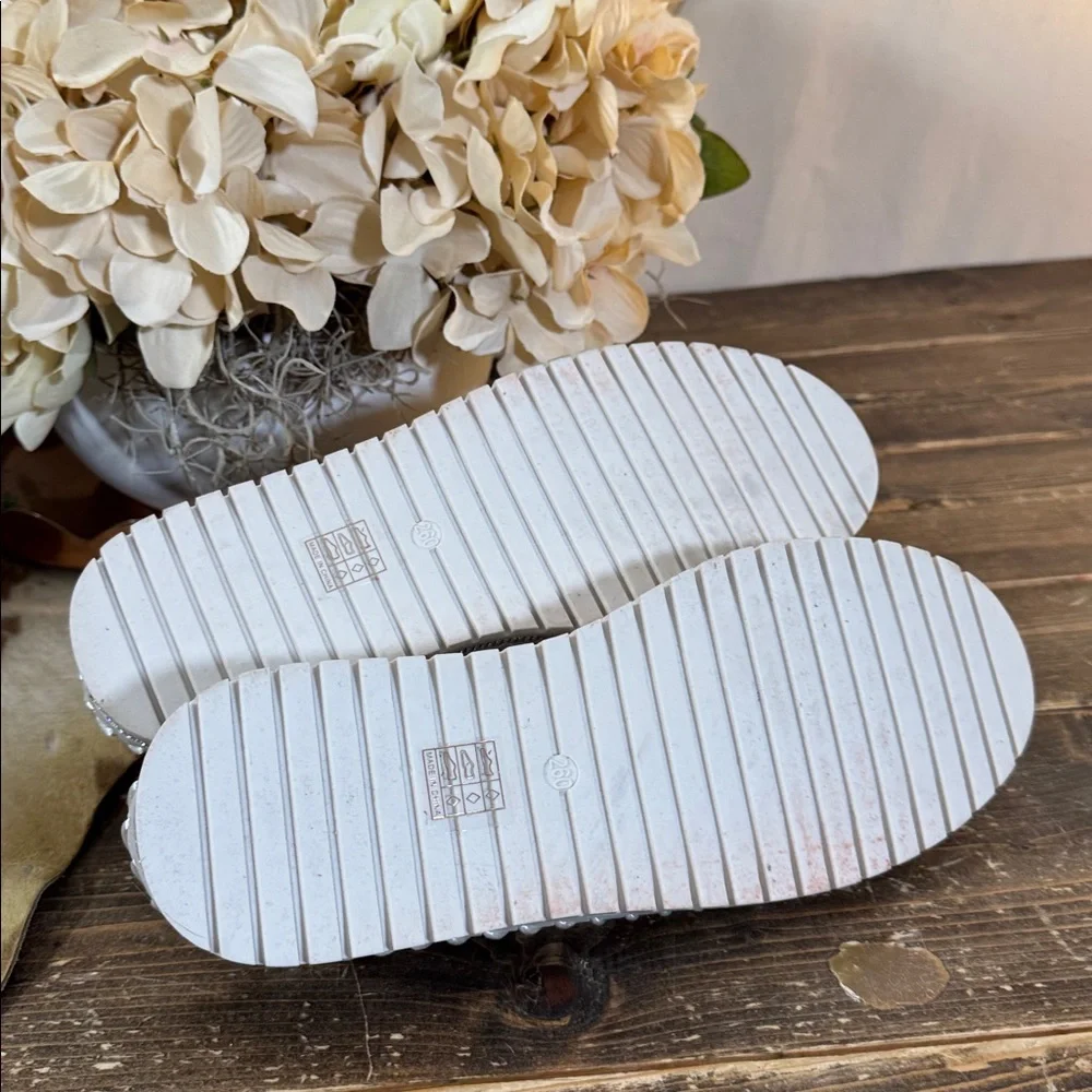 Silver Slip-On Women's Shoes - Picture 5 of 7